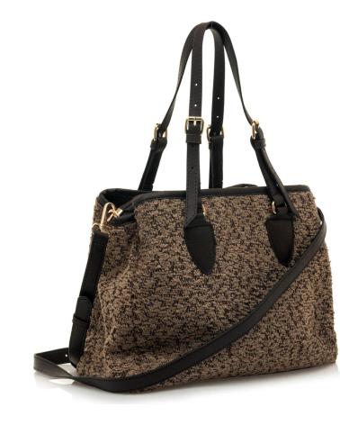 BOLSA DE MÃO MARIA MARE TAYLA MARROM MARRóN