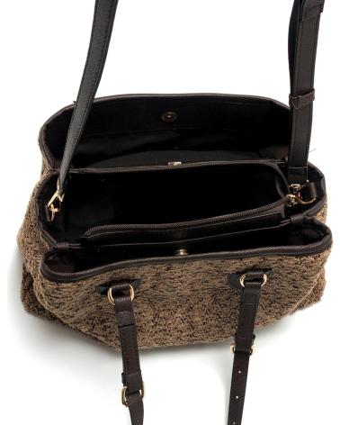 BOLSA DE MÃO MARIA MARE TAYLA MARROM MARRóN