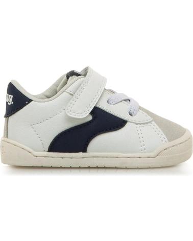 MTNG ZAPATILLAS DE DEPORTE MUSTANG EN COLOR PARA NINO BLANCO