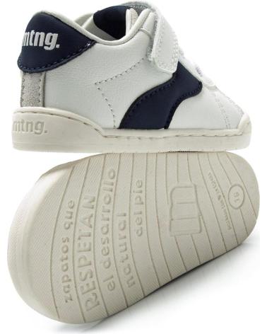 MTNG ZAPATILLAS DE DEPORTE MUSTANG EN COLOR PARA NINO BLANCO
