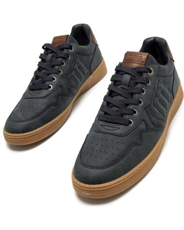 ZAPATILLAS CASUAL MTNG 84823 AZULES CON SUELA CARAMELO AZUL