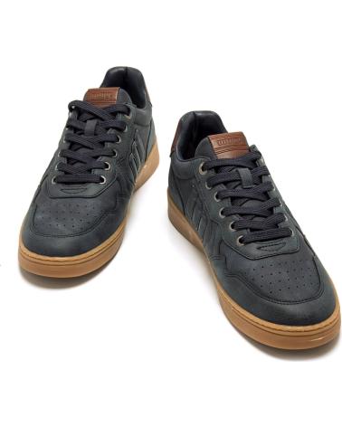ZAPATILLAS CASUAL MTNG 84823 AZULES CON SUELA CARAMELO AZUL