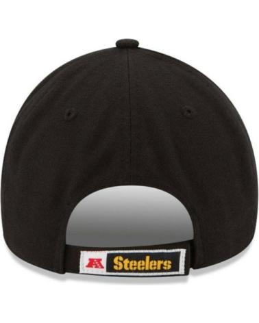 NEW ERA PITTSBURGH STEELERS - CASQUETTE NOIRE AVEC LOGO BRODÉ ET VISIÈRE COURBÉE NEGRO