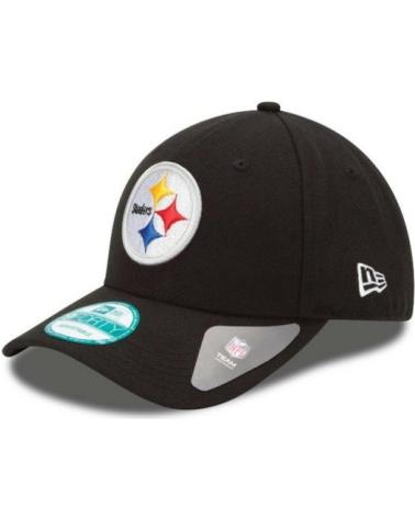NEW ERA PITTSBURGH STEELERS - CASQUETTE NOIRE AVEC LOGO BRODÉ ET VISIÈRE COURBÉE NEGRO