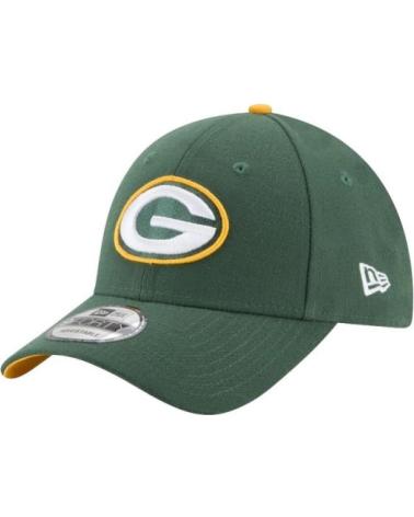 NEW ERA GREEN BAY PACKERS GREEN CAP WITH EMBROIDERED LOGO AND CURVED VISOR VERDE
