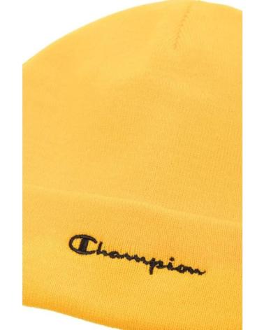 GORRO DE MALHA CHAMPION MOSTARDA COM LOGÓTIPO BORDADO FRONTAL MOSTAZA