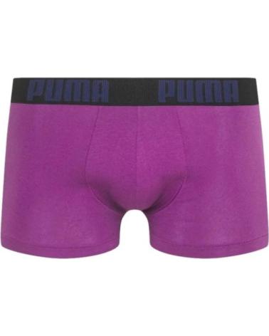 PUMA BIPACK AOP TRUNK BOXERSHORTS MARINEBLAU UND LILA MORADO
