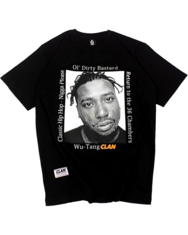 CLAN T-SHIRT NOIR OL´ DIRTY BASTARD NEGRO