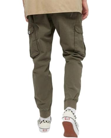 REELL PANTALON LARGO REFLEX RIB CARGO EN COLOR PARA HOMBRE VERDE