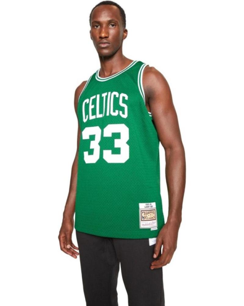 MAILLOT SWINGMAN MITCHELL & NESS BOSTON CELTICS LARRY BIRD VERT VERDE