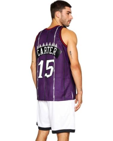 CAMISA MITCHELL & NESS TORONTO RAPTORS VINCE CARTER ROXA MORADO