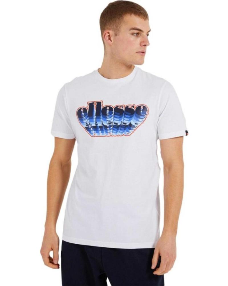 T-SHIRT ELLESSE MULTIZIO DE MANGA CURTA BRANCA BLANCO