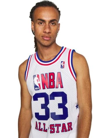 CAMISOLA MITCHELL & NESS ALL STAR LARRY BIRD SWINGMAN J BRANCA BLANCO