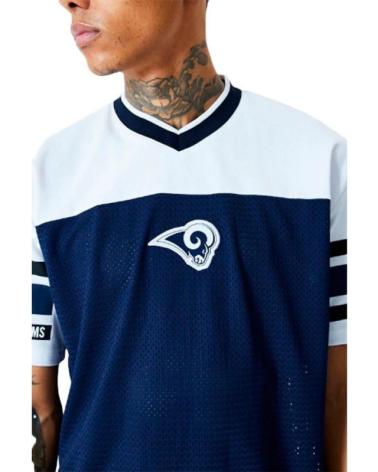 T-SHIRT NEW ERA RAMS JACQUARD OVERSIZED MESH MARINHO LOSRAM MARINO