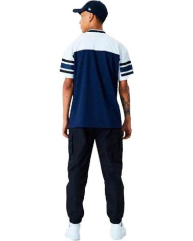 T-SHIRT NEW ERA RAMS JACQUARD OVERSIZED MESH MARINHO LOSRAM MARINO