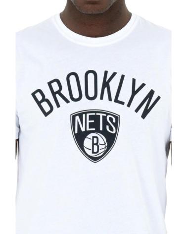 NEW ERA BROOKLYN NETS TEAM LOGO SHORT SLEEVE T-SHIRT WHITE BLANCO