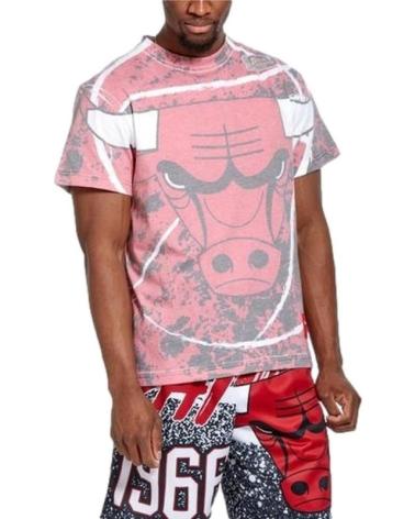 MITCHELL & NESS T-SHIRT SUBLIMATA JUMBOTRON ROSSA ROJO