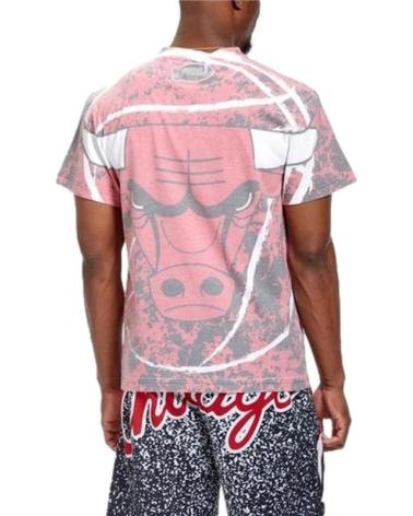 MITCHELL & NESS T-SHIRT SUBLIMATA JUMBOTRON ROSSA ROJO