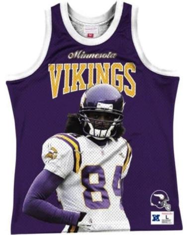 MITCHELL & NESS CAMISETA BALONCESTO RANDY MOSS BHB TANK MORADA MULTICOLOR MORADO