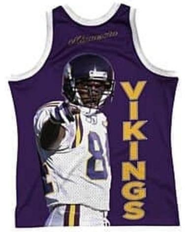 MITCHELL & NESS CAMISETA BALONCESTO RANDY MOSS BHB TANK MORADA MULTICOLOR MORADO