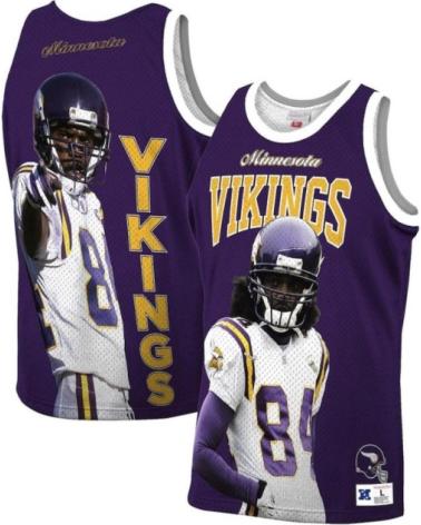 MITCHELL & NESS CAMISETA BALONCESTO RANDY MOSS BHB TANK MORADA MULTICOLOR MORADO