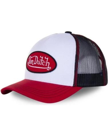 CAPPELLINO TRUCKER VON DUTCH BBR BIANCO E ROSSO BLANCO