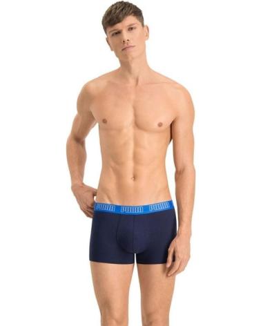 PUMA 2ER PACK BASIC TRUNK BOXERSHORTS MODELL 100000884 MARINEBLAU UND KÖNIGSBLAU AZUL