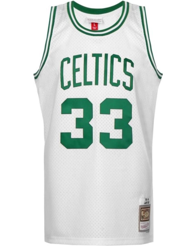 MITCHELL & NESS MAILLOT NBA CELTICS LARRY BIRD BLANC BLANCO