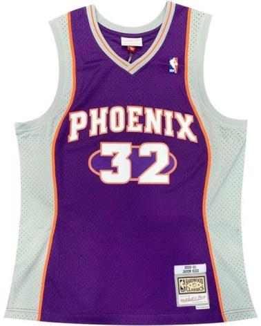 MAGLIA SWINGMAN MITCHELL & NESS JASON KIDD #32 PHOENIX SUNS VIOLA MORADO