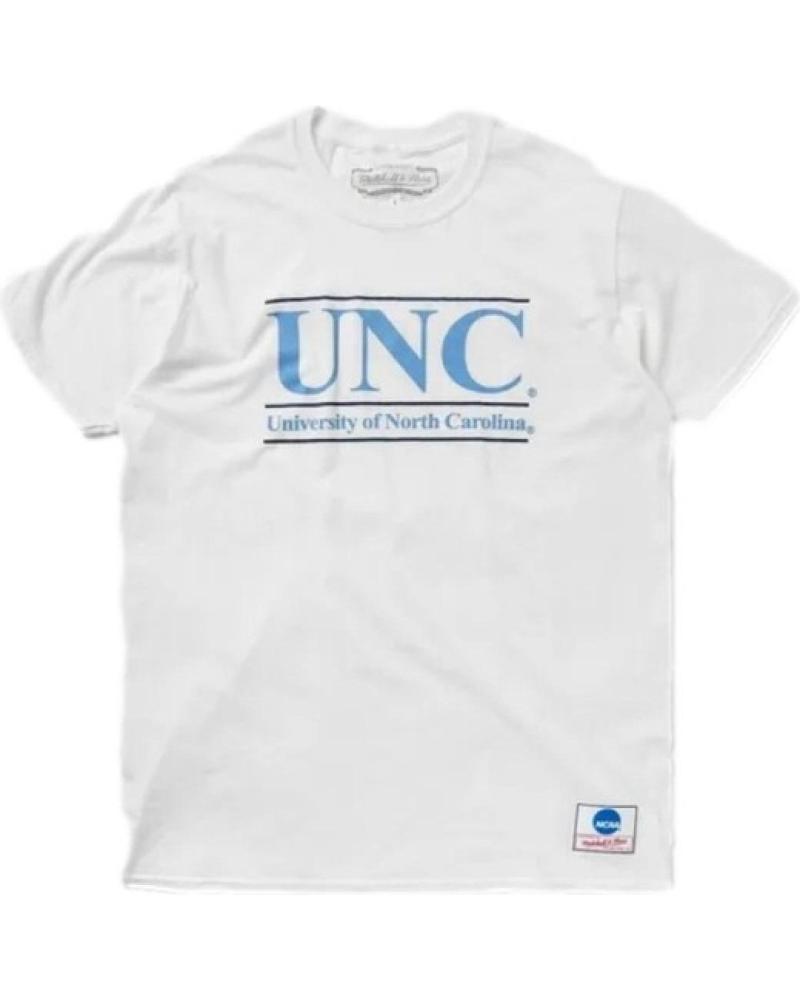 T-SHIRT MITCHELL & NESS NCAA STACK BLANC BLANCO