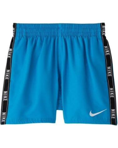 COSTUME DA BAGNO CORTO NIKE LOGO STRIPES TURCHESE TURQUESA