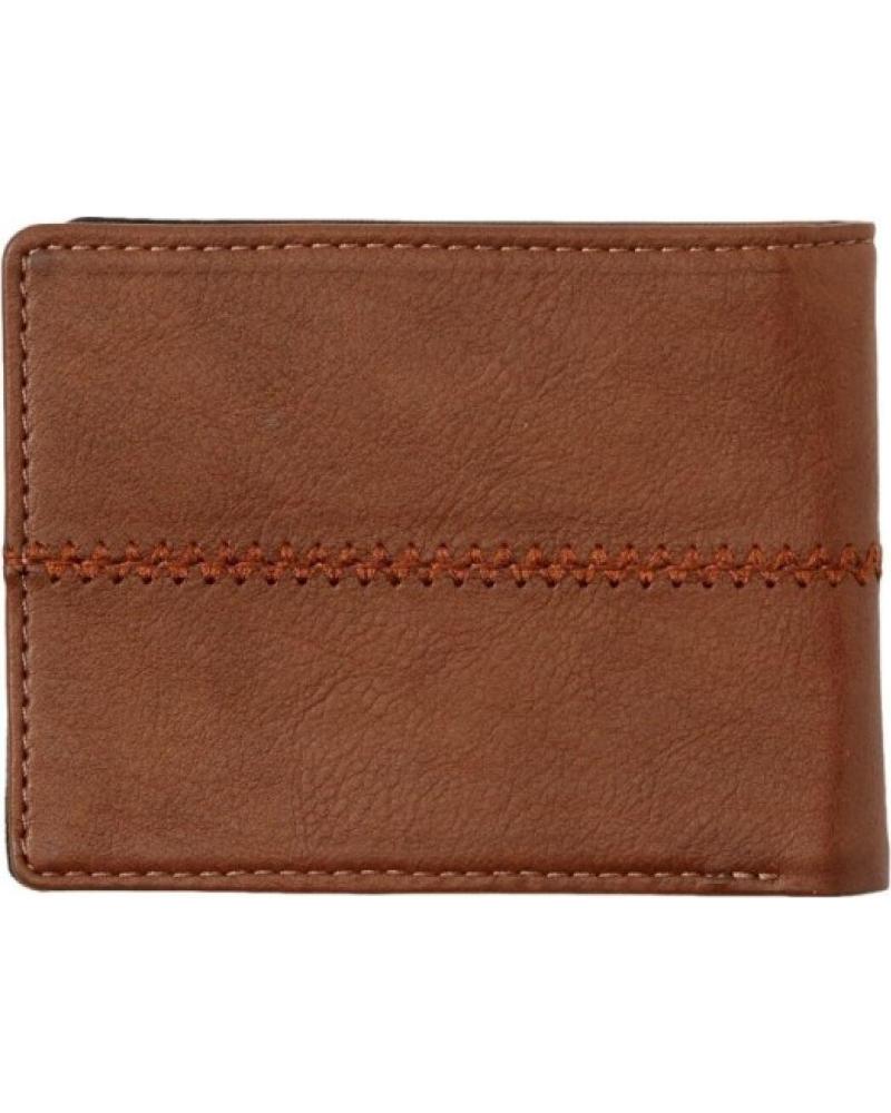 CARTERA DE PIEL QUIKSILVER STITCHY 3M WLLT CSD - MARRÓN MARRóN