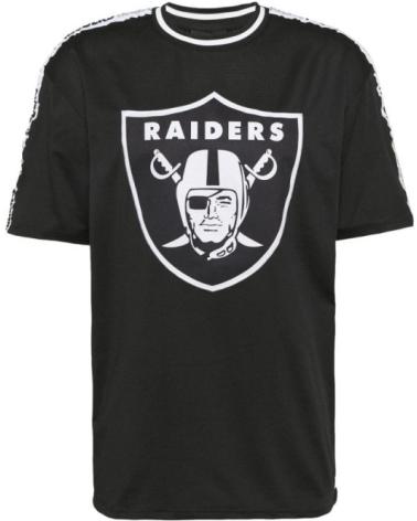 T-SHIRT OVERSIZE NERA NEW ERA RAIDERS NFL TAPING LASRAI NEGRO