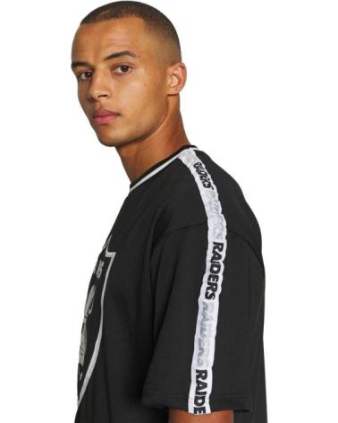 T-SHIRT OVERSIZE NERA NEW ERA RAIDERS NFL TAPING LASRAI NEGRO