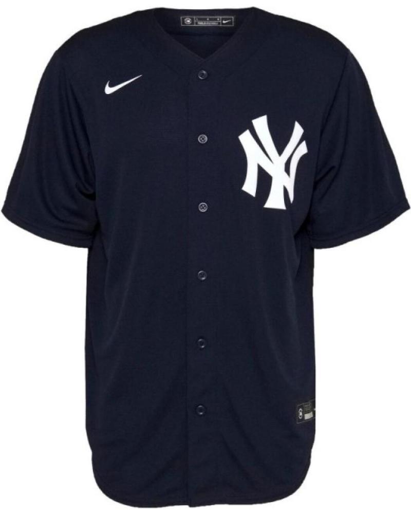 NIKE MAILLOT BASEBALL MLB NEW YORK YANKEES BLEU MARINE MARINO
