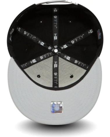 BONÉ NEW ERA LAS VEGAS RAIDERS NFL COTTON BLOCK PRETO COM ABA CINZA NEGRO