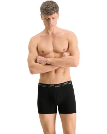 PUMA BIPACK YD MINI STRIPE TRUNK BOXERSHORTS SCHWARZ NEGRO