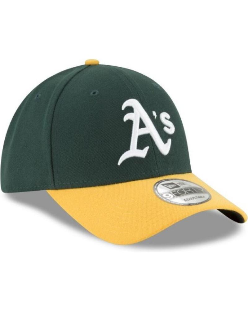 NEW ERA 9FORTY OAKLAND ATHLETICS GREEN AND YELLOW CAP VERDE