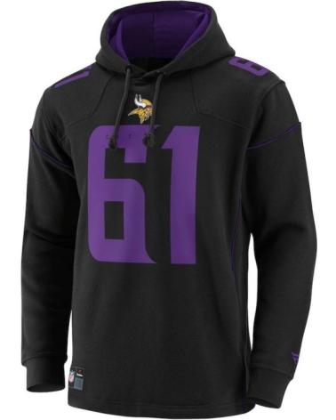 FELPA CON CAPPUCCIO FANATICS MINNESOTA VIKINGS FRANCHISE OVERHEAD NERA NEGRO