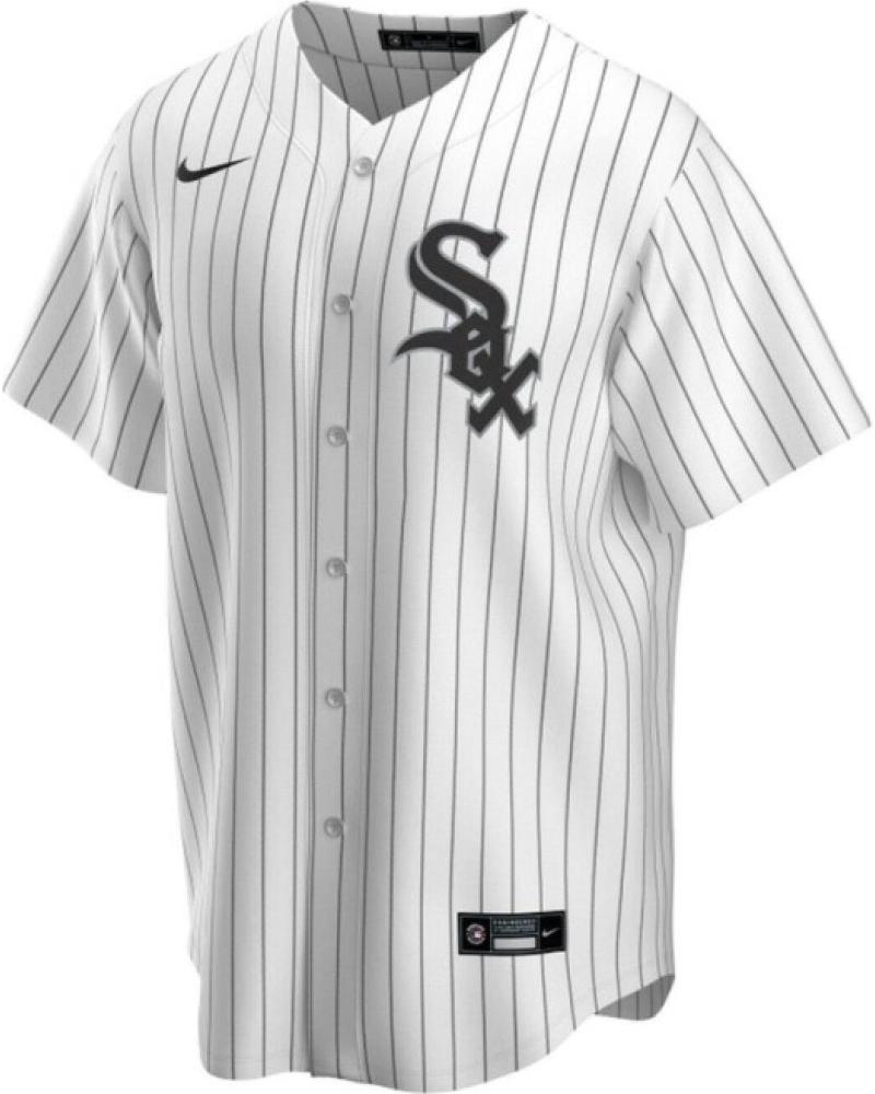 NIKE MLB CHICAGO WHITE SOX BASEBALL-TRIKOT GESTREIFT WEISS BLANCO
