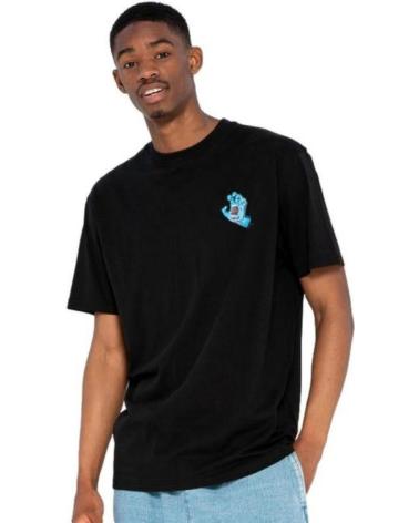 T-SHIRT SANTA CRUZ SCREAMING HAND CHEST NOIR NEGRO