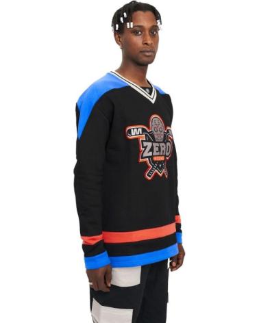 AREA ZERO HOCKEY SWEATSHIRT SCHWARZ MIT STICKLOGO ROYAL ROYAL