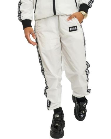 AREA ZERO RETRO TRACKPANT HOSE WEISS BLANCO