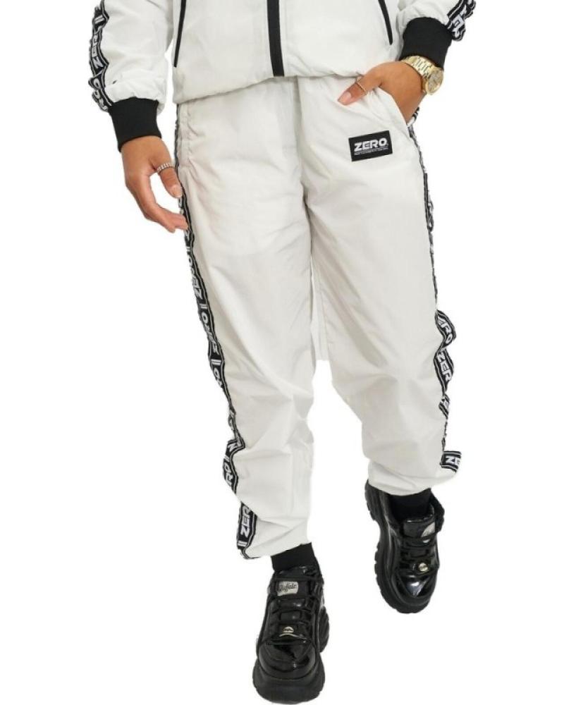 AREA ZERO RETRO TRACKPANT HOSE WEISS BLANCO