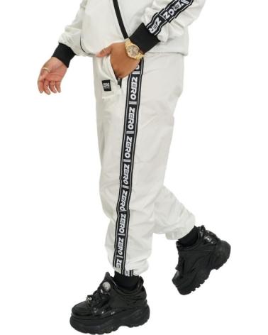 AREA ZERO RETRO TRACKPANT HOSE WEISS BLANCO