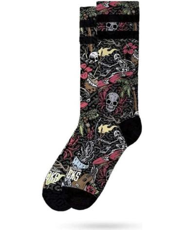 AMERICAN SOCKS ALOHA MID HIGH SOCKEN SCHWARZ NEGRO