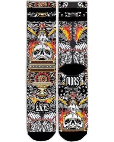AMERICAN SOCKS EAGLE OF FIRE MID HIGH SOCKEN SCHWARZ NEGRO