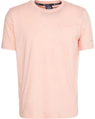T-SHIRT CHAMPION SMALL TONED LOGO TEE ROSE ROSA