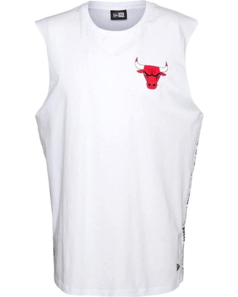 CAMISETA REGATA NEW ERA CHICAGO BULLS NBA LOGO PEITO BRANCO BLANCO