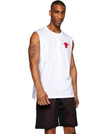 CAMISETA REGATA NEW ERA CHICAGO BULLS NBA LOGO PEITO BRANCO BLANCO